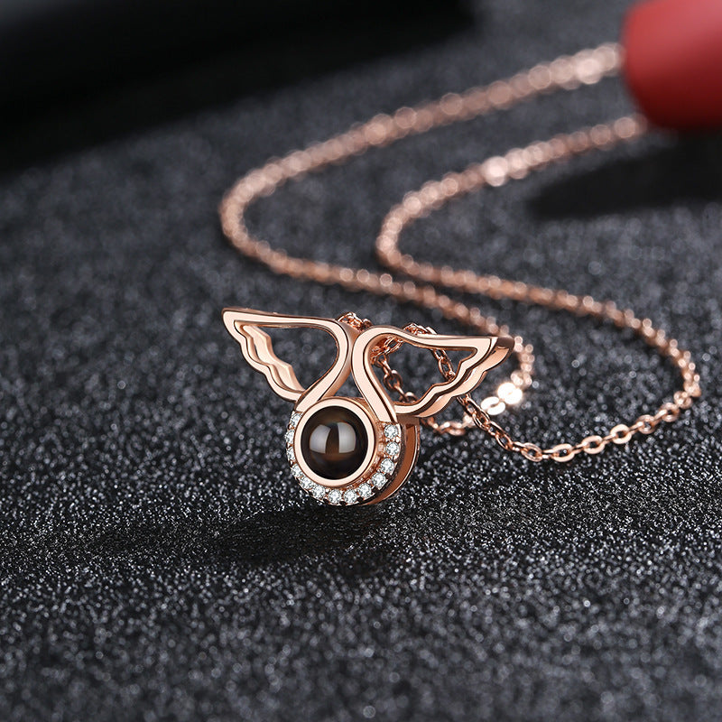 Curaçao Angel wings personality Necklace