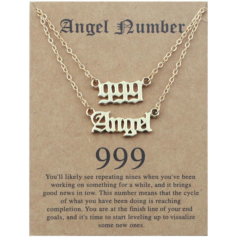 Curaçao Angel Lucky number Necklace