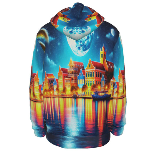 All-Over Print Men's Thicken Pullover Hoodie