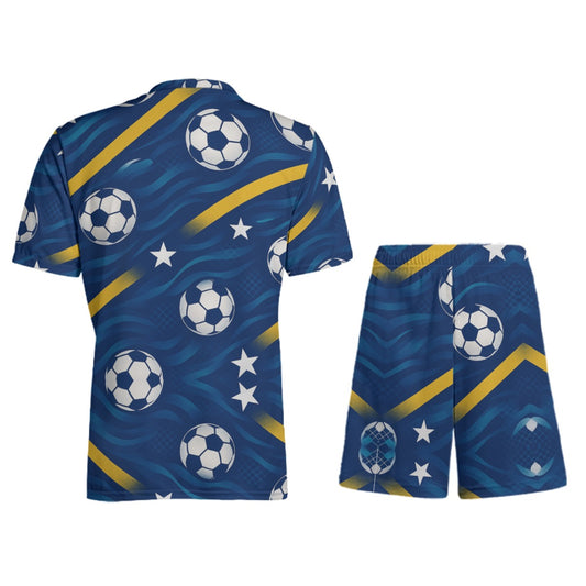 All-Over Print Children's Sports T-Shirt Set