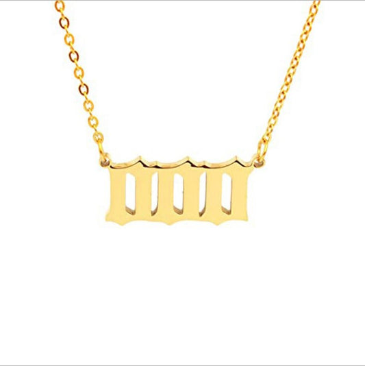 Curaçao Angel number necklace