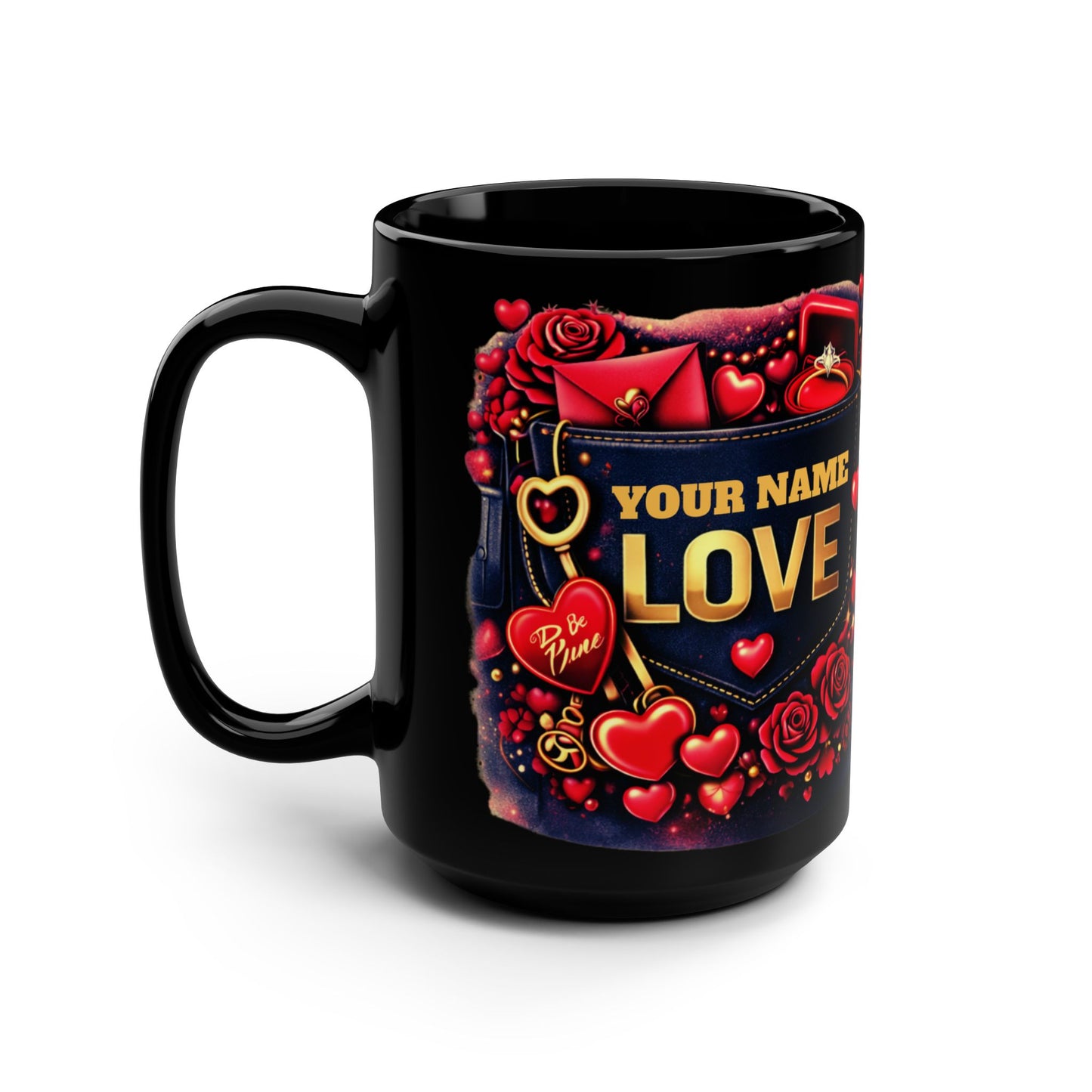 Curaçao black mug 15oz