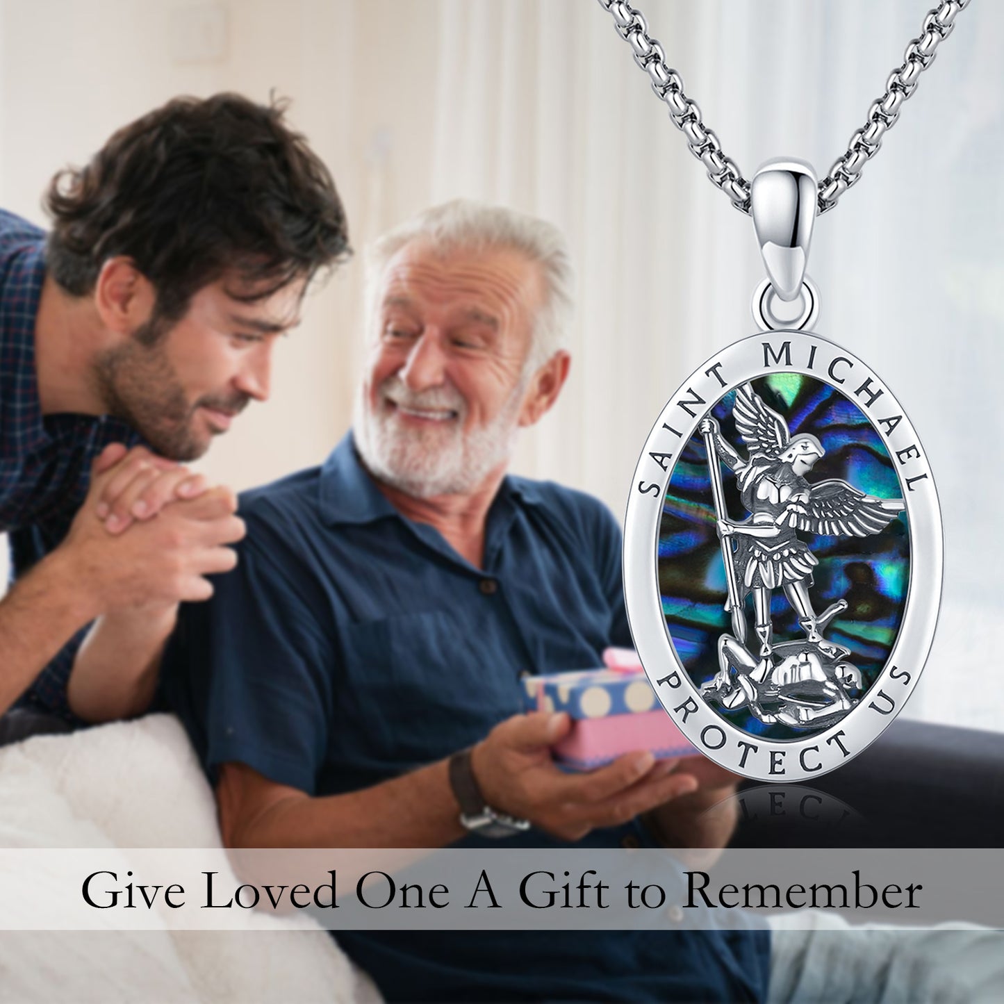 Curaçao Shell Abalone Saint Necklace