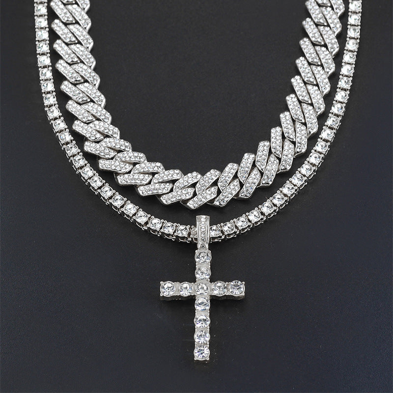 Curaçao cross 0mm diamond Necklace