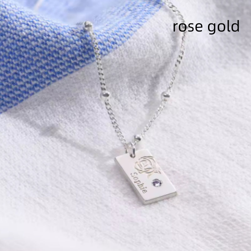Curaçao blossom birth flower Necklace