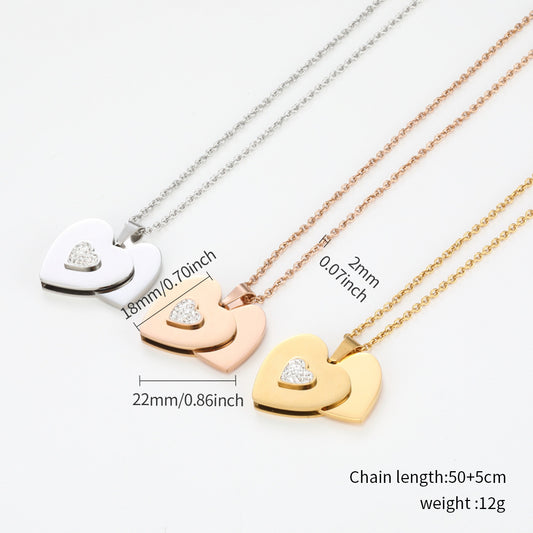 Curaçao Heart best friend Necklace