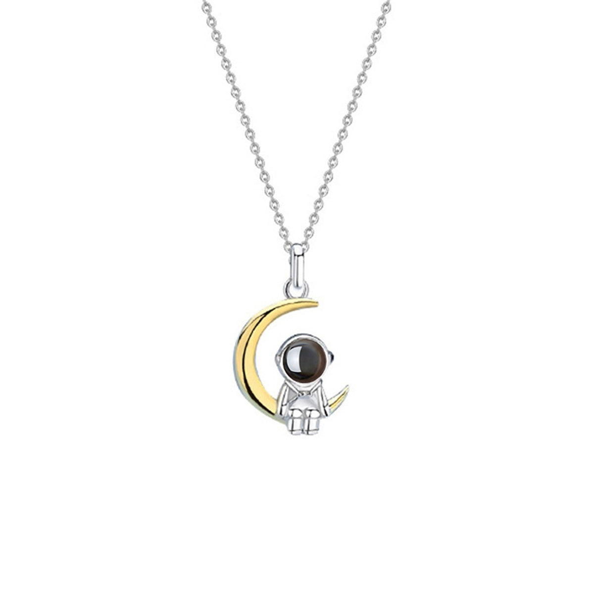 Curaçao Astronaut couple necklace
