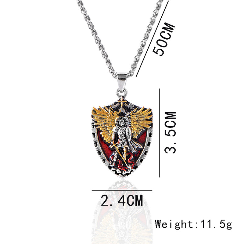 Curaçao Angel Vintage christian Necklace
