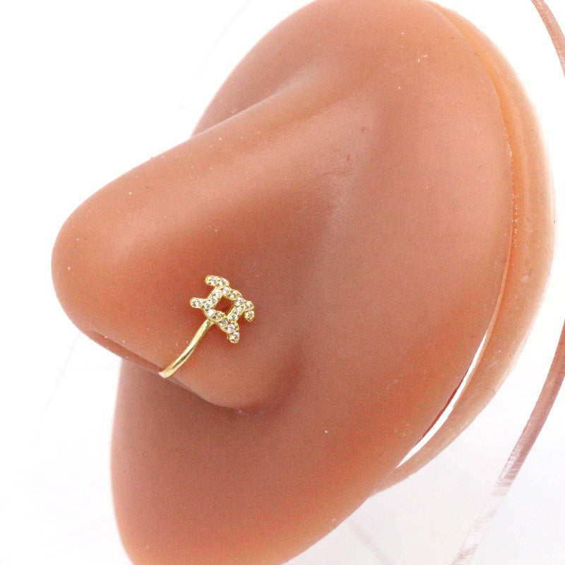 Curaçao constellation nose ring