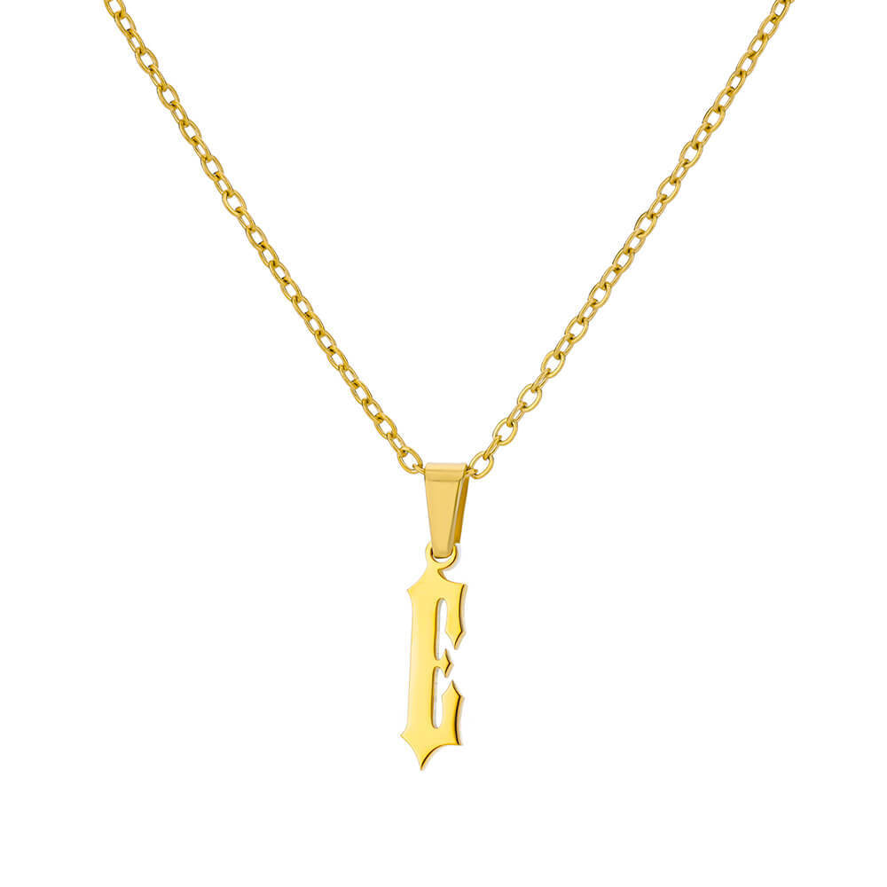 Curaçao Letter Ancient English Necklace