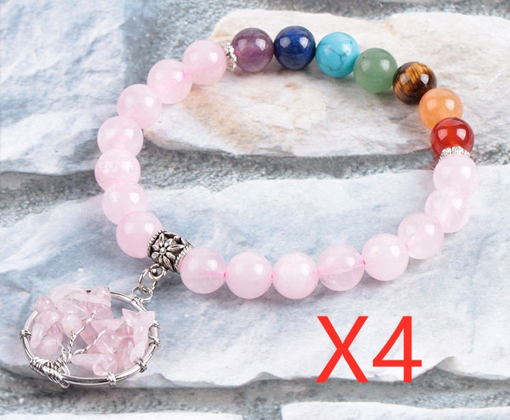 Curaçao Crystal beaded bracelet