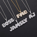 Curaçao Letter Bubble Pendant Necklace