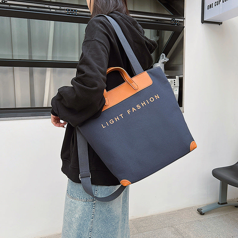 Curaçao canvas shoulder bag
