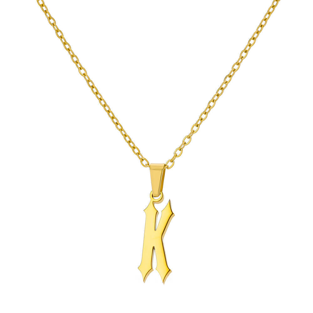 Curaçao Letter Ancient English Necklace