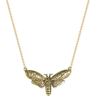 Curaçao alloy gothic moon Necklace