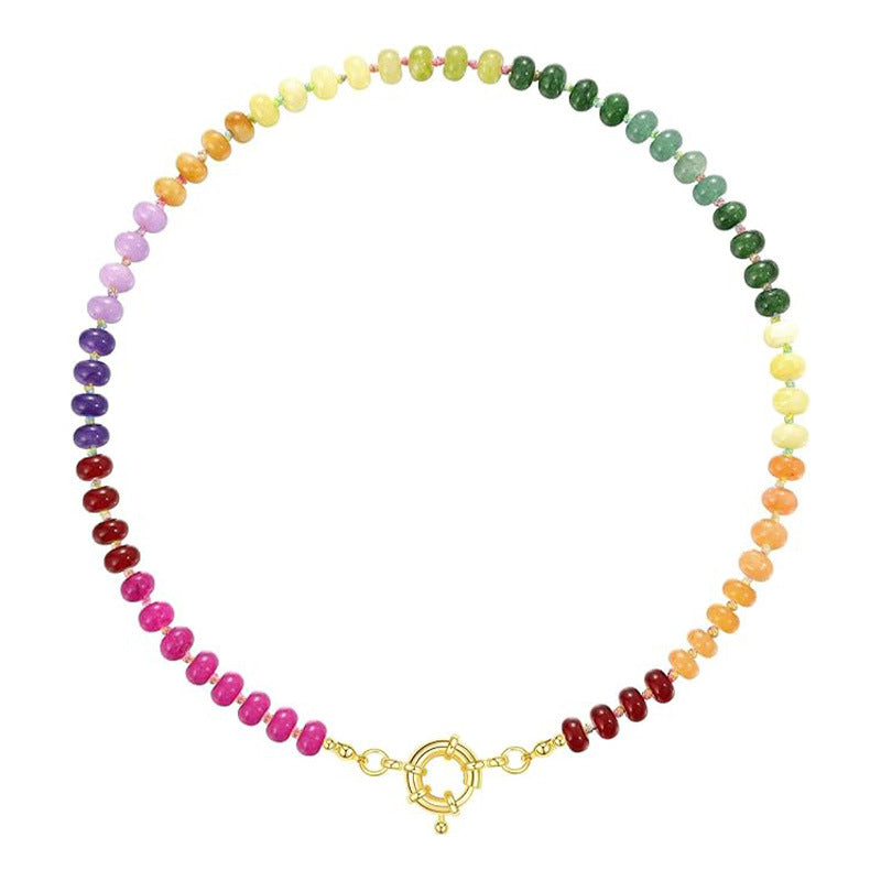 Curaçao Beach Handmade beaded Necklace