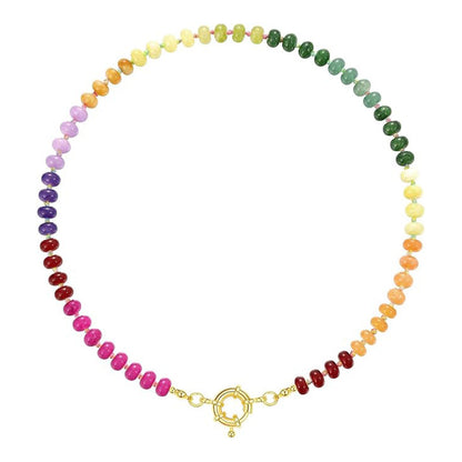 Curaçao Beach Handmade beaded Necklace