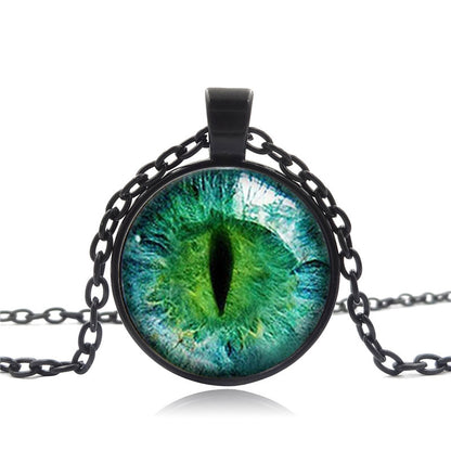 Curaçao cats eye longans Necklace