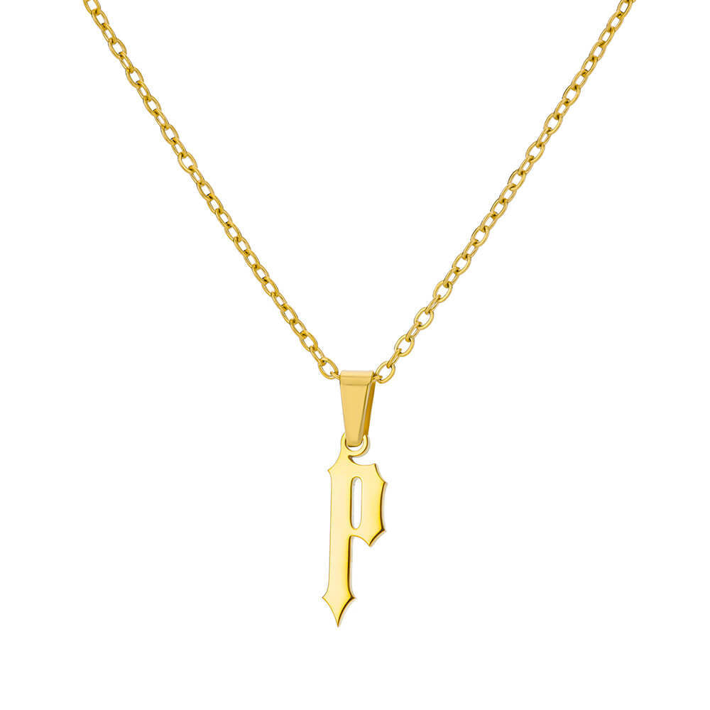 Curaçao Letter Ancient English Necklace