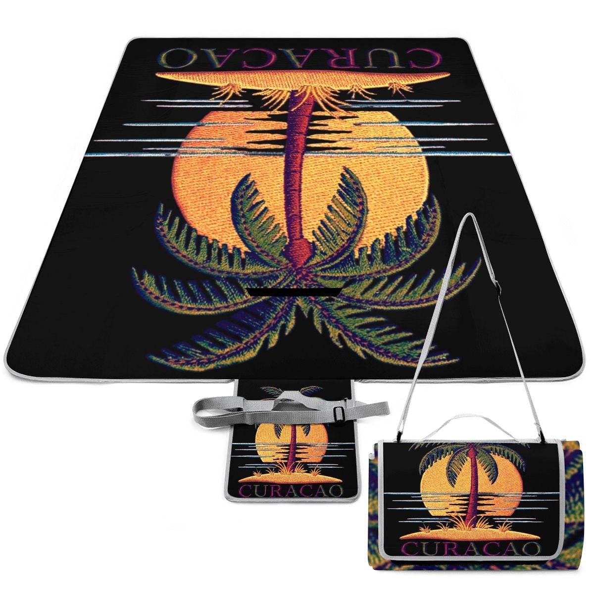 Curacao Foldable Picnic Blanket