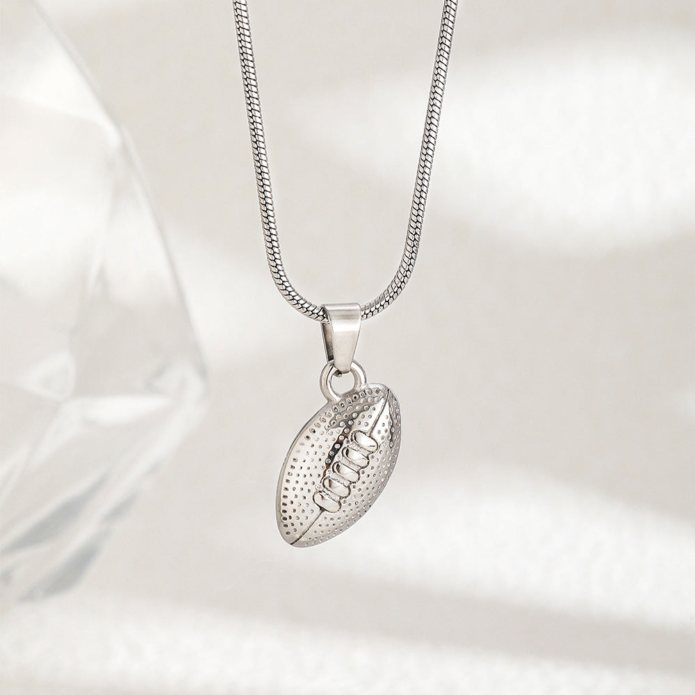 Curaçao Steel basketball football Necklace
