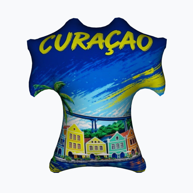Curaçao Football Jersey Decorative Pillow