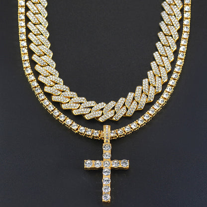 Curaçao cross 0mm diamond Necklace