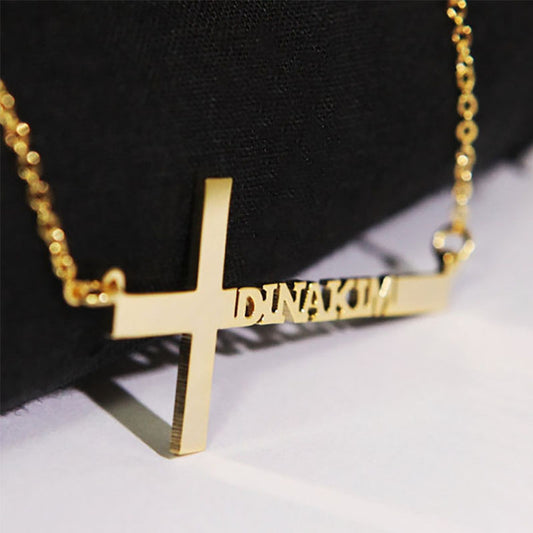 Curaçao Steel cross necklace