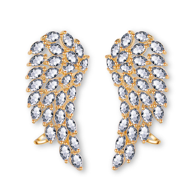 Curaçao Angel Gold brilliant Earrings