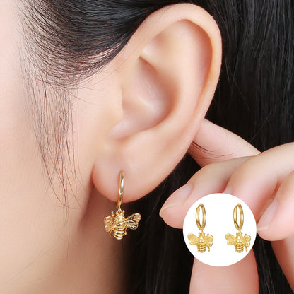 Curaçao cold personality earrings