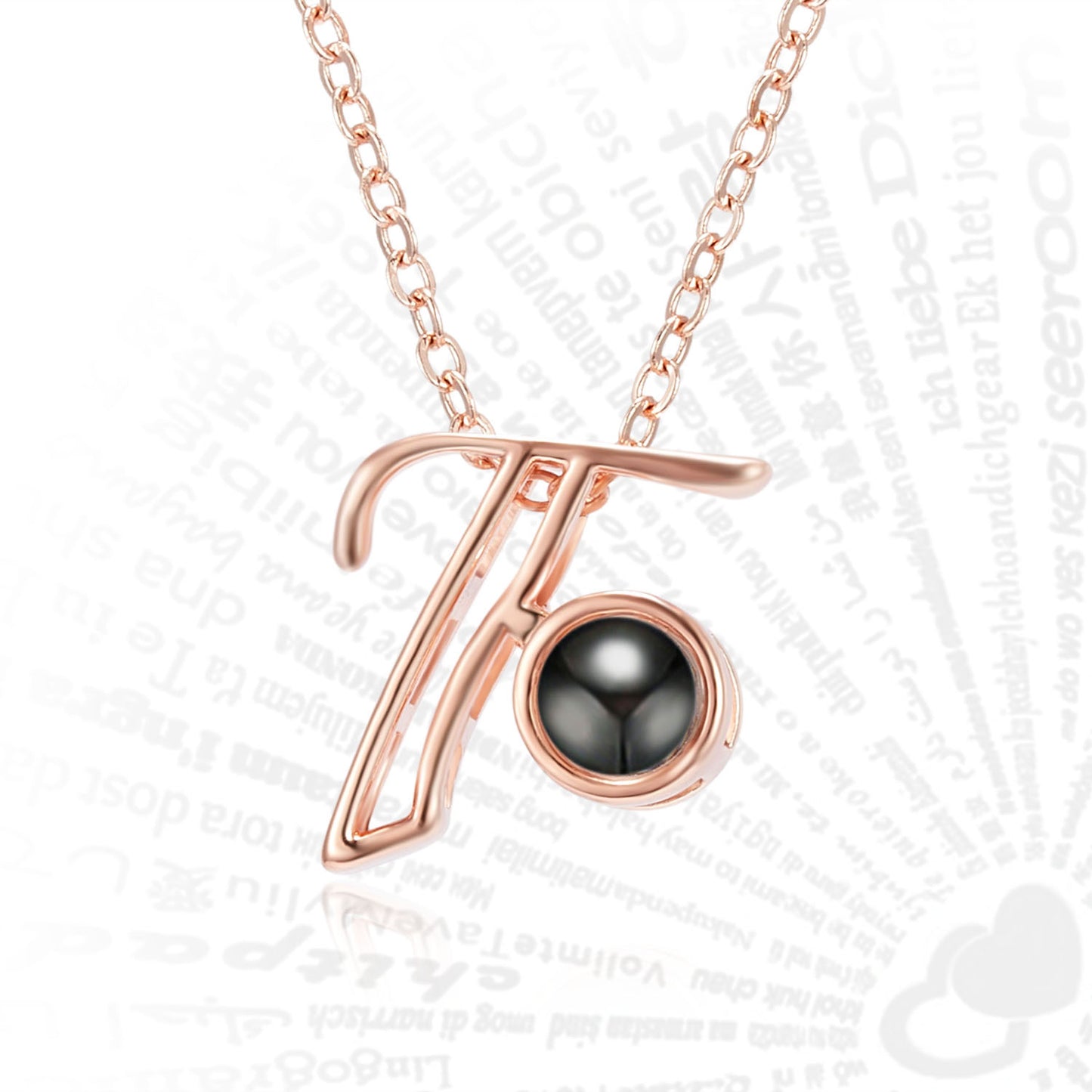 Curaçao Letters Pendant Languages Necklace