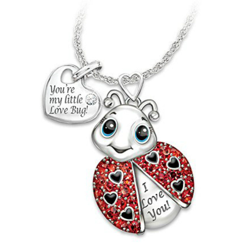 Curaçao Heart Letter animal Necklace