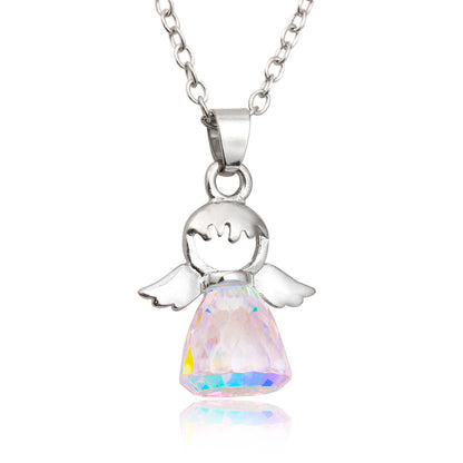 Curaçao Angel Crystal little Necklace