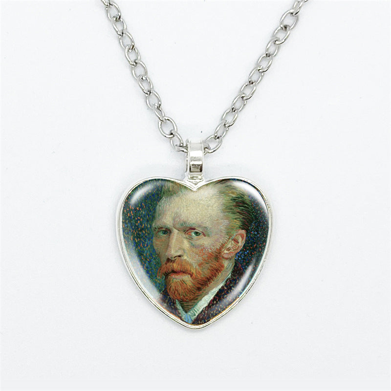 Curaçao Heart artistic style Necklace