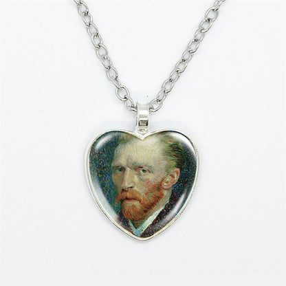 Curaçao Heart artistic style Necklace