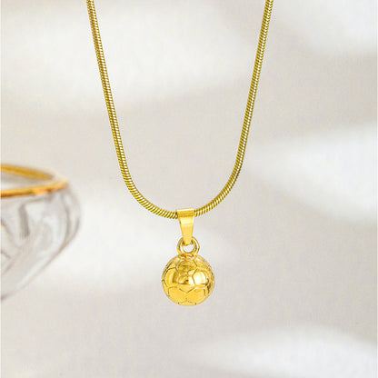 Curaçao Steel basketball football Necklace