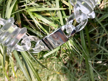 Curaçao Steel clear barbed Necklace