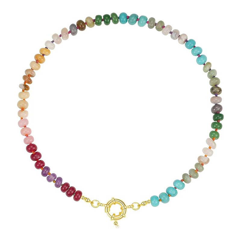 Curaçao Beach Handmade beaded Necklace