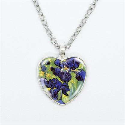 Curaçao Heart artistic style Necklace
