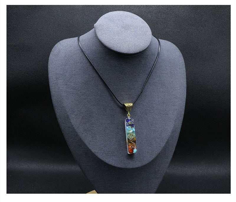Curaçao colorful gravel necklace