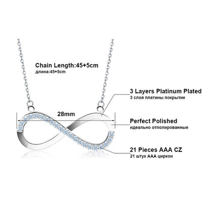 Zircon number 8 short necklace
