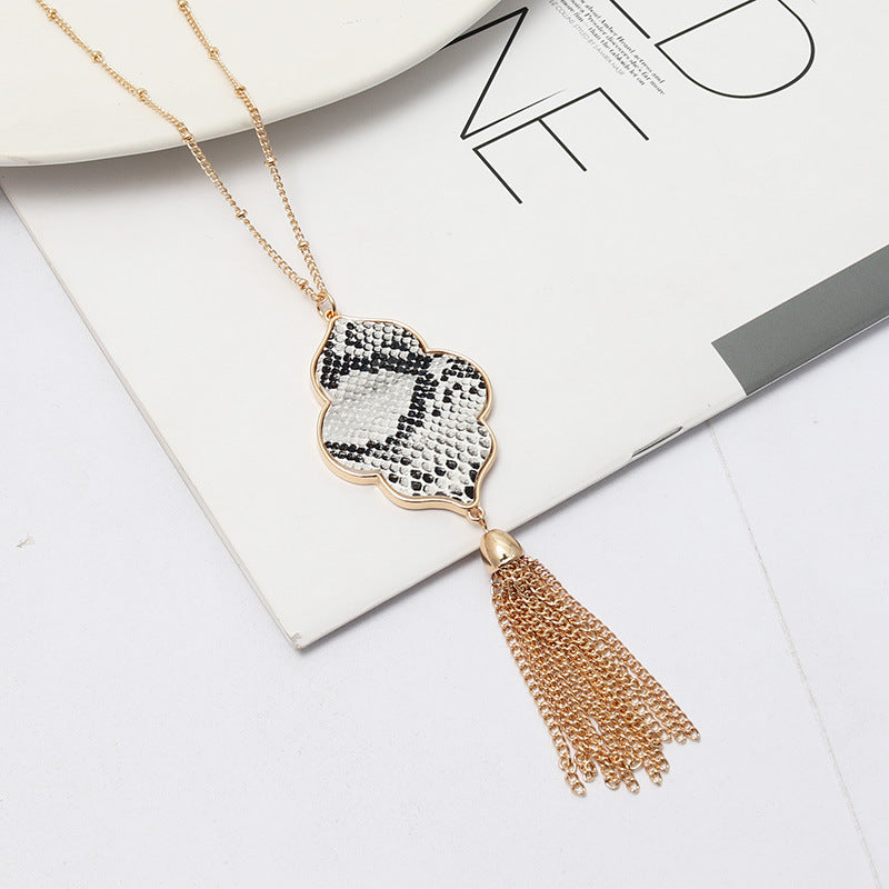 Curaçao Shell Abalone Leopard Necklace