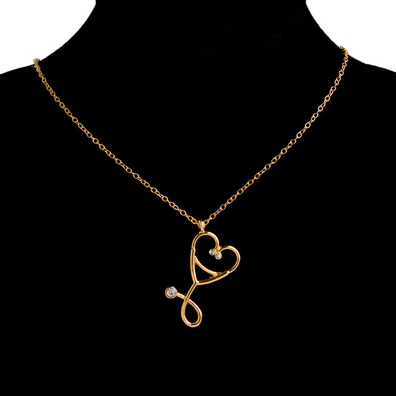 Stethoscope pendant necklace