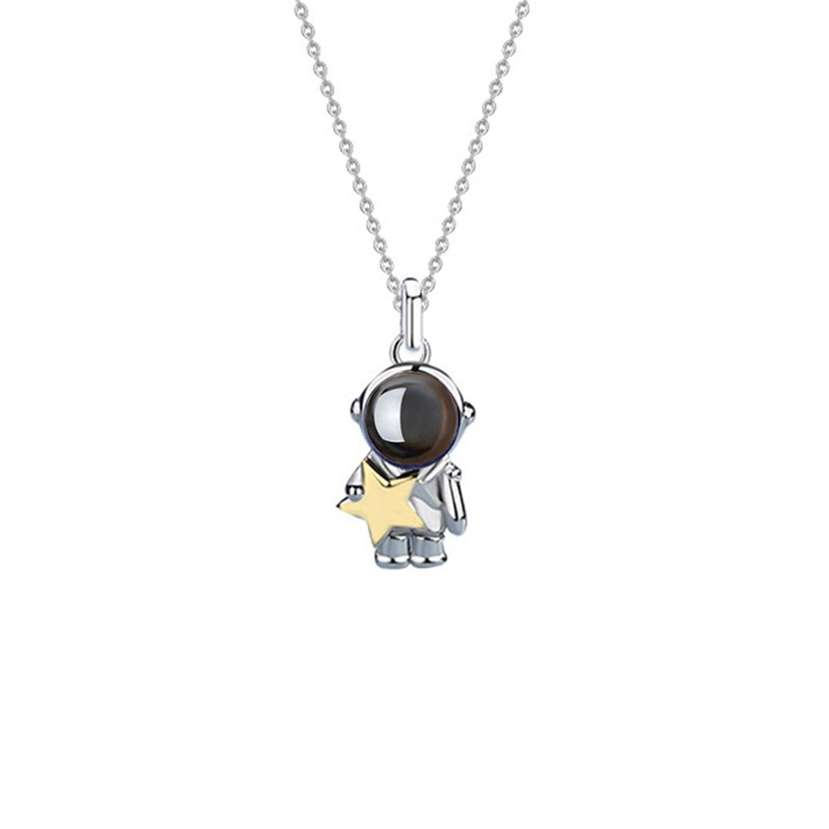 Curaçao Astronaut couple necklace