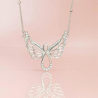 Curaçao Angel wing diamond Necklace