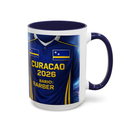 Curaçao Soccer Jersey Mug
