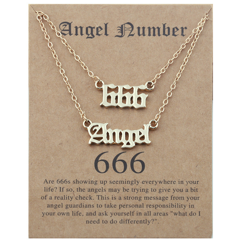 Curaçao Angel Lucky number Necklace
