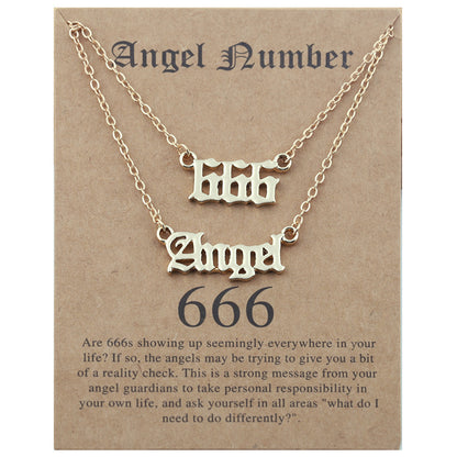 Curaçao Angel Lucky number Necklace