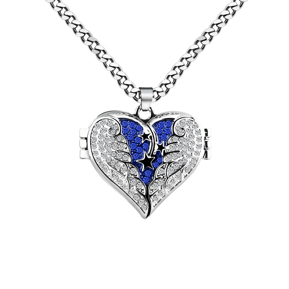 Curaçao Heart color printable Necklace