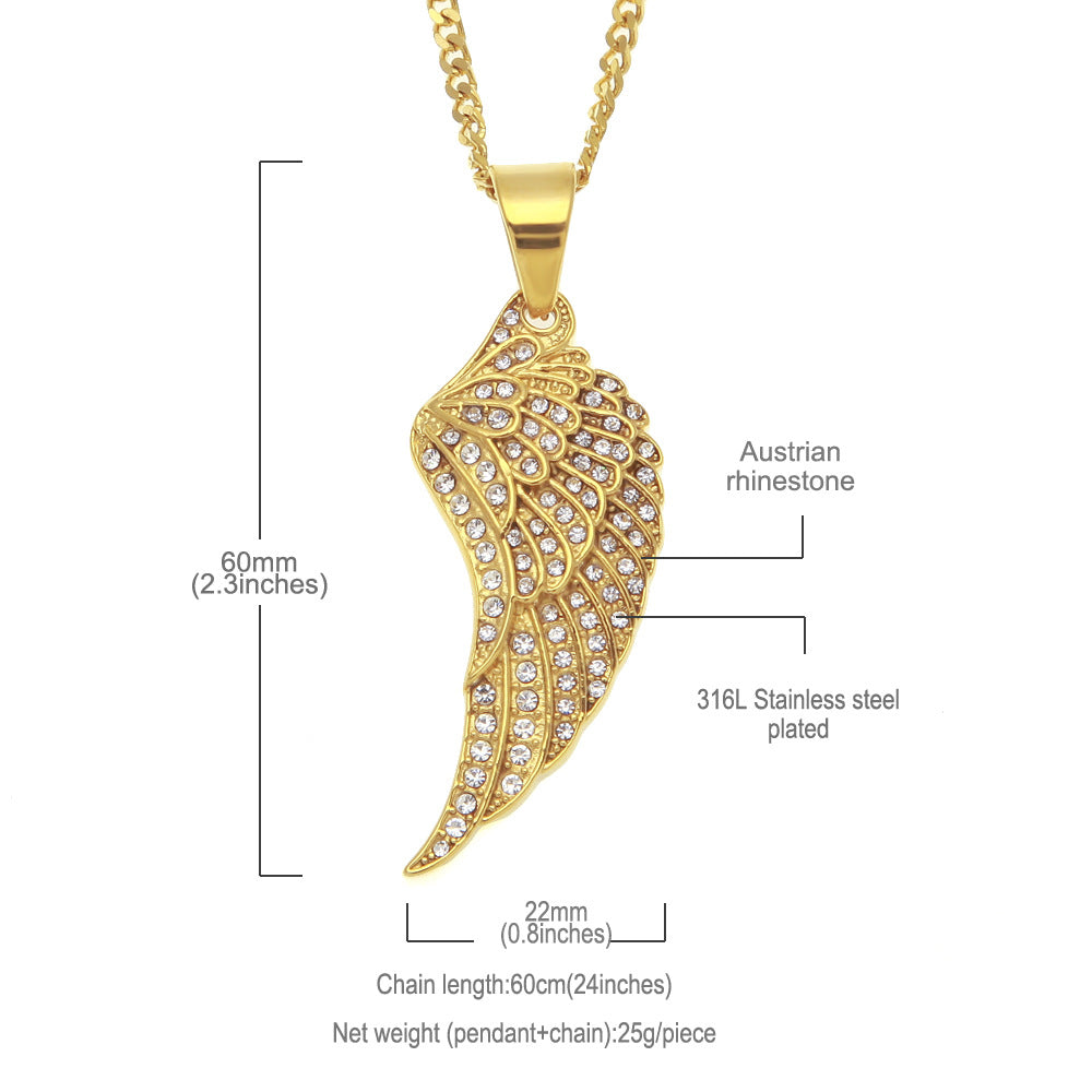 Curaçao Angel wings pendant